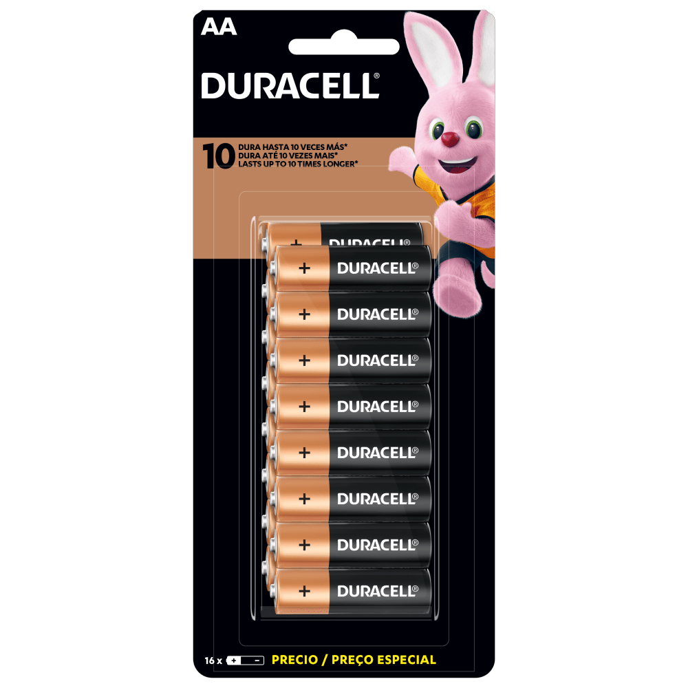 Duracell - Pack 8 Pilhas AA Plus Power, AA Pilhas